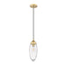 Z-Lite Arden Rubbed Brass 1 Light Pendant 651P-RB | theLightShop