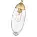 Z-Lite Arden Rubbed Brass 1 Light Pendant 651P-RB | theLightShop