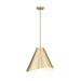 Z-Lite Aria 1 Light 18’’ Pendant - Modern Gold