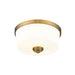Z-Lite Arlington Heritage Brass Flushmount 220F2-HBR | theLightShop