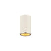 Z-Lite Arlo Matte White Chrome 1 Light Flushmount 2303F1-MW-CH | theLightShop