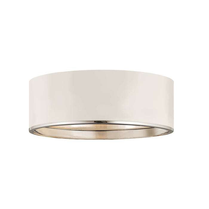 Z-Lite Arlo Matte White Chrome 4 Light Flushmount 2303F4-MW-CH | theLightShop