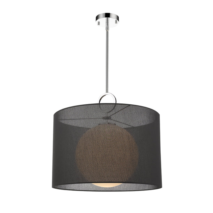 Z-Lite Arosia Chrome Pendant 194-24BK-C | theLightShop