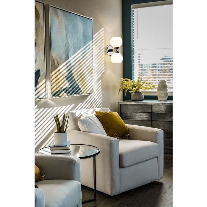 Z-Lite Artemis Chrome 2 Light Wall Sconce 494-2S-CH | theLightShop