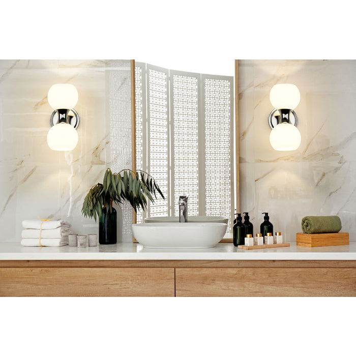 Z-Lite Artemis Chrome 2 Light Wall Sconce 494-2S-CH | theLightShop