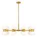 Z-Lite Artemis Modern Gold 20 Light Chandelier 494-20MGLD | theLightShop
