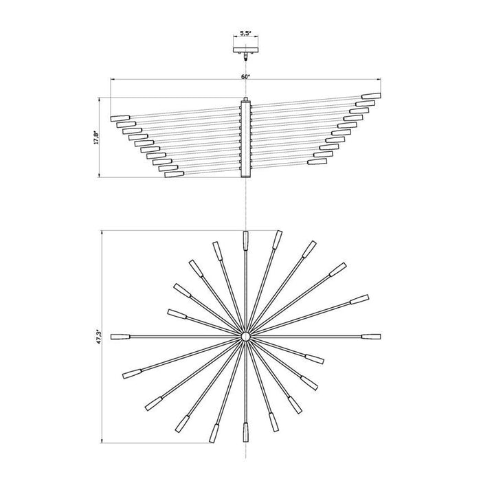 Z-Lite Ascension Chrome Chandelier 737-20CH | theLightShop