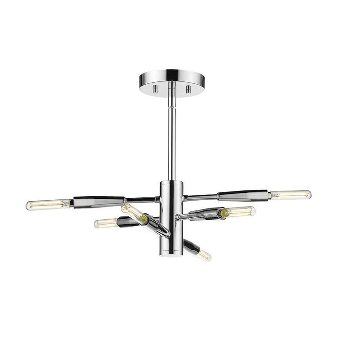 Z-Lite Ascension Chrome Semi-Flushmount 737SF6-CH | theLightShop