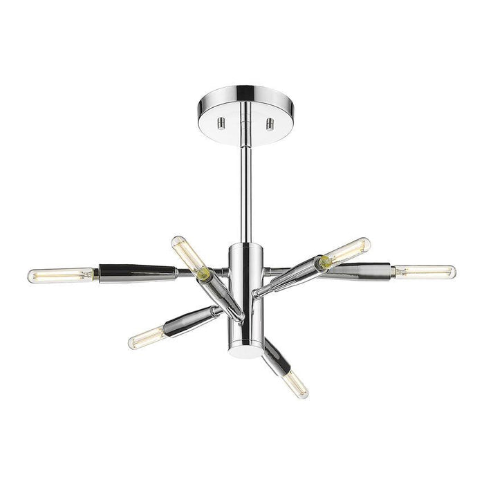 Z-Lite Ascension Chrome Semi-Flushmount 737SF6-CH | theLightShop