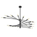 Z-Lite Ascension Matte Black Chandelier 737-20MB | theLightShop