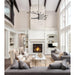 Z-Lite Ascension Matte Black Chandelier 737-20MB | theLightShop