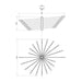 Z-Lite Ascension Matte Black Chandelier 737-20MB | theLightShop