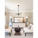 Z-Lite Ascension Matte Black Chandelier 737-8MB | theLightShop
