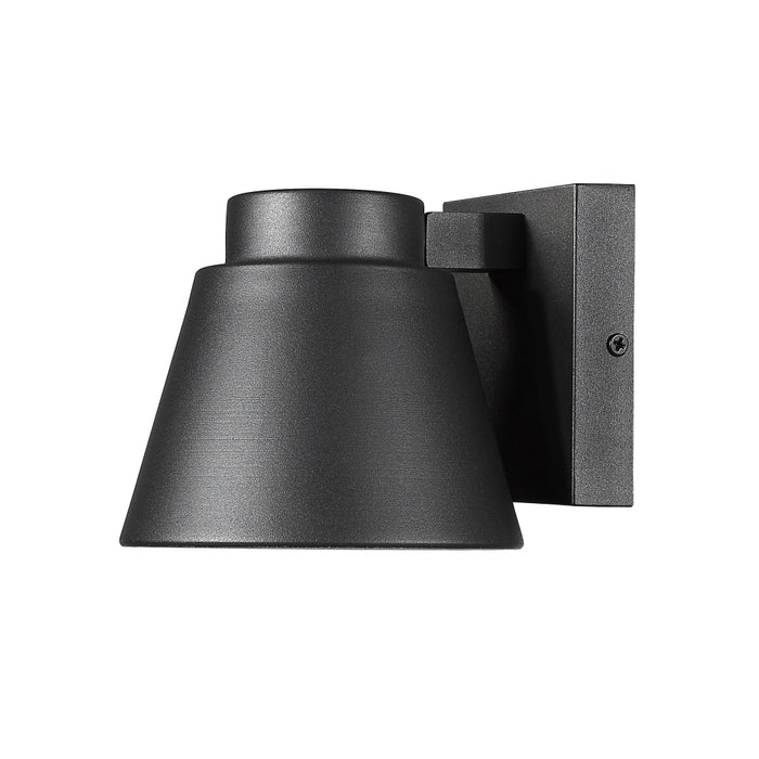 Z-Lite Asher Black 1 Light Outdoor Wall Sconce 544S-BK-LED | theLightShop