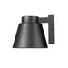 Z-Lite Asher Black 1 Light Outdoor Wall Sconce 544S-BK-LED - Outdoor Wall Sconces