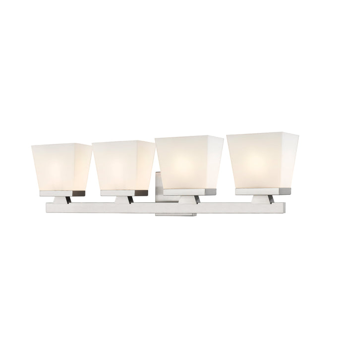 Z-Lite Astor Brushed Nickel 4 Light Vanity 1937-4V-BN | theLightShop