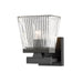Z-Lite Astor Matte Black 1 Light Wall Sconce 1936-1S-MB | theLightShop