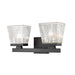 Z-Lite Astor Matte Black 2 Light Vanity 1936-2V-MB | theLightShop