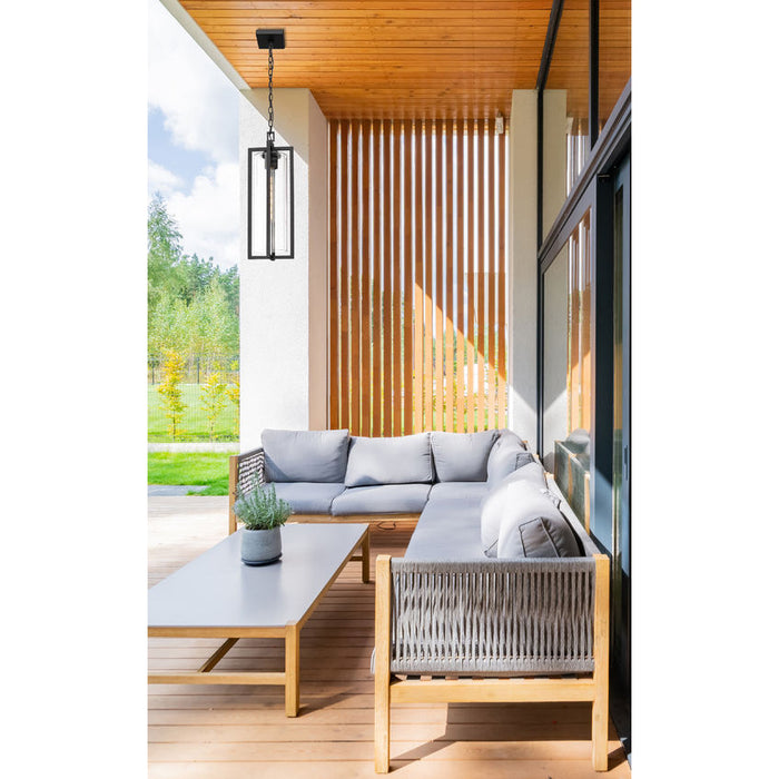 Z-Lite Aura Outdoor Pendant Black 1 Light 5013CHB-BK | theLightShop