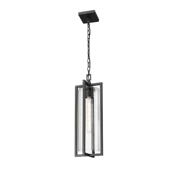 Z-Lite Aura Outdoor Pendant Black 1 Light 5013CHB-BK | theLightShop