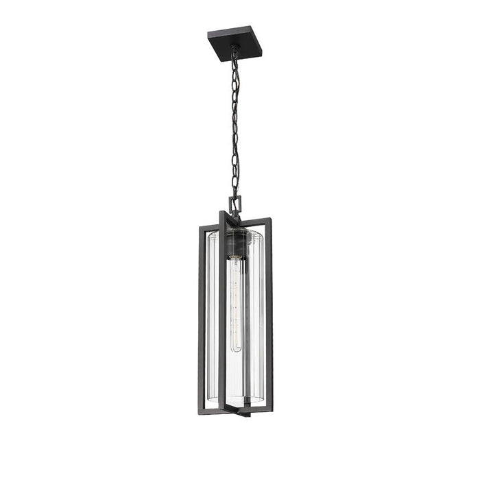 Z-Lite Aura Outdoor Pendant Black 1 Light 5013CHB-BK | theLightShop