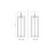 Z-Lite Aura Outdoor Pendant Black 1 Light 5013CHB-BK | theLightShop