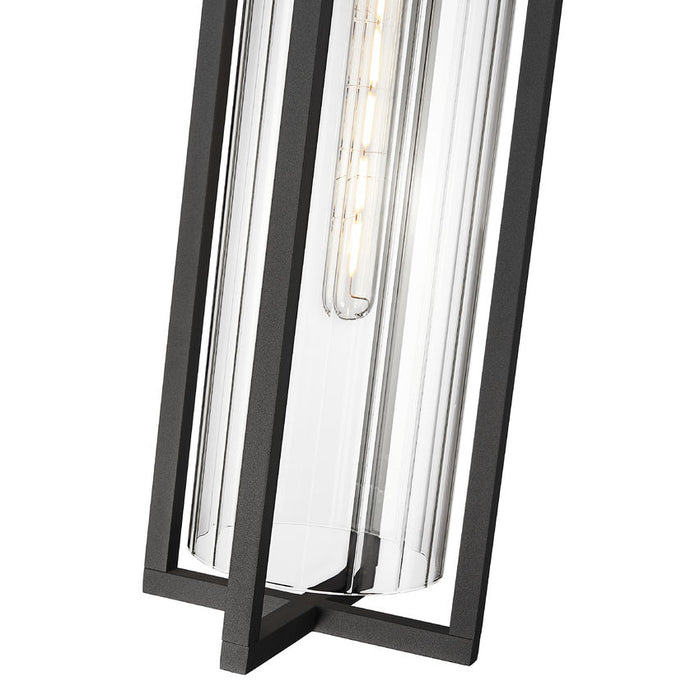 Z-Lite Aura Outdoor Pendant Black 1 Light 5013CHB-BK | theLightShop