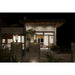 Z-Lite Aura Outdoor Pier Mounted Fixture Black 1 Light 5013PHBS-SQPM-BK | theLightShop