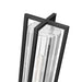 Z-Lite Aura Outdoor Post Mount Fixture Black 1 Light 5013PHBR-BK | theLightShop