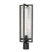 Z-Lite Aura Outdoor Post Mount Fixture Black 1 Light 5013PHBR-BK | theLightShop