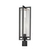 Z-Lite Aura Outdoor Post Mount Fixture Black 1 Light 5013PHBR-BK | theLightShop