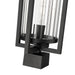 Z-Lite Aura Outdoor Post Mount Fixture Black 1 Light 5013PHBS-BK | theLightShop