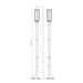 Z-Lite Aura Outdoor Post Mounted Fixture Black 1 Light 5013PHBR-5009P120-BK | theLightShop
