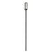 Z-Lite Aura Outdoor Post Mounted Fixture Black 1 Light 5013PHBR-5009P120-BK | theLightShop