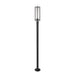 Z-Lite Aura Outdoor Post Mounted Fixture Black 1 Light 5013PHBR-5012P-BK | theLightShop