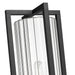 Z-Lite Aura Outdoor Post Mounted Fixture Black 1 Light 5013PHBR-5012P-BK | theLightShop