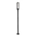 Z-Lite Aura Outdoor Post Mounted Fixture Black 1 Light 5013PHBR-567P-BK | theLightShop