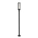 Z-Lite Aura Outdoor Post Mounted Fixture Black 1 Light 5013PHBR-567P-BK | theLightShop