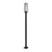 Z-Lite Aura Outdoor Post Mounted Fixture Black 1 Light 5013PHBS-536P-BK | theLightShop