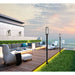 Z-Lite Aura Outdoor Post Mounted Fixture Black 1 Light 5013PHBS-536P-BK | theLightShop