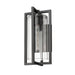 Z-Lite Aura Outdoor Wall Sconce Black 1 Light 5013M-BK | theLightShop