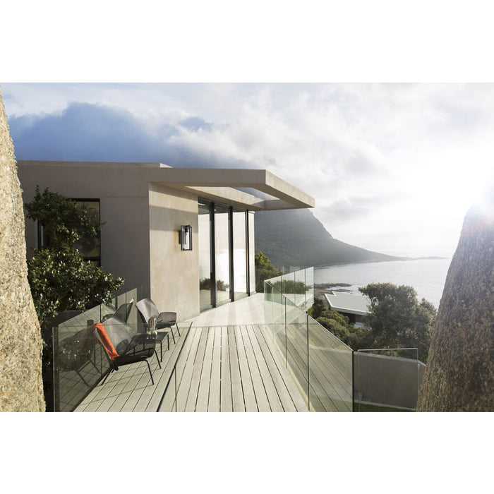 Z-Lite Aura Outdoor Wall Sconce Black 1 Light 5013M-BK | theLightShop