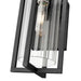 Z-Lite Aura Outdoor Wall Sconce Black 1 Light 5013S-BK | theLightShop