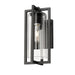 Z-Lite Aura Outdoor Wall Sconce Black 1 Light 5013S-BK | theLightShop