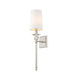 Z-Lite Ava Brushed Nickel Wall Sconce 804-1S-BN | theLightShop