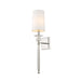 Z-Lite Ava Polished Nickel Wall Sconce 804-1S-PN | theLightShop