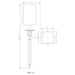 Z-Lite Ava Rubbed Brass Wall Sconce 804-1S-RB-WH | theLightShop