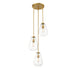 Z-Lite Ayra Olde Brass Pendant 488P8-3R-OBR | theLightShop