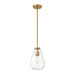 Z-Lite Ayra Olde Brass Pendant 488P8-OBR | theLightShop
