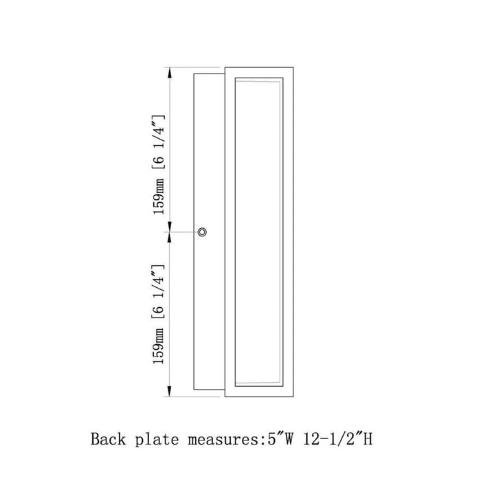 Z-Lite Baden Black LED Outdoor Wall Sconce 587S-BK-LED | theLightShop